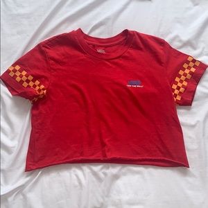 vans crop top
